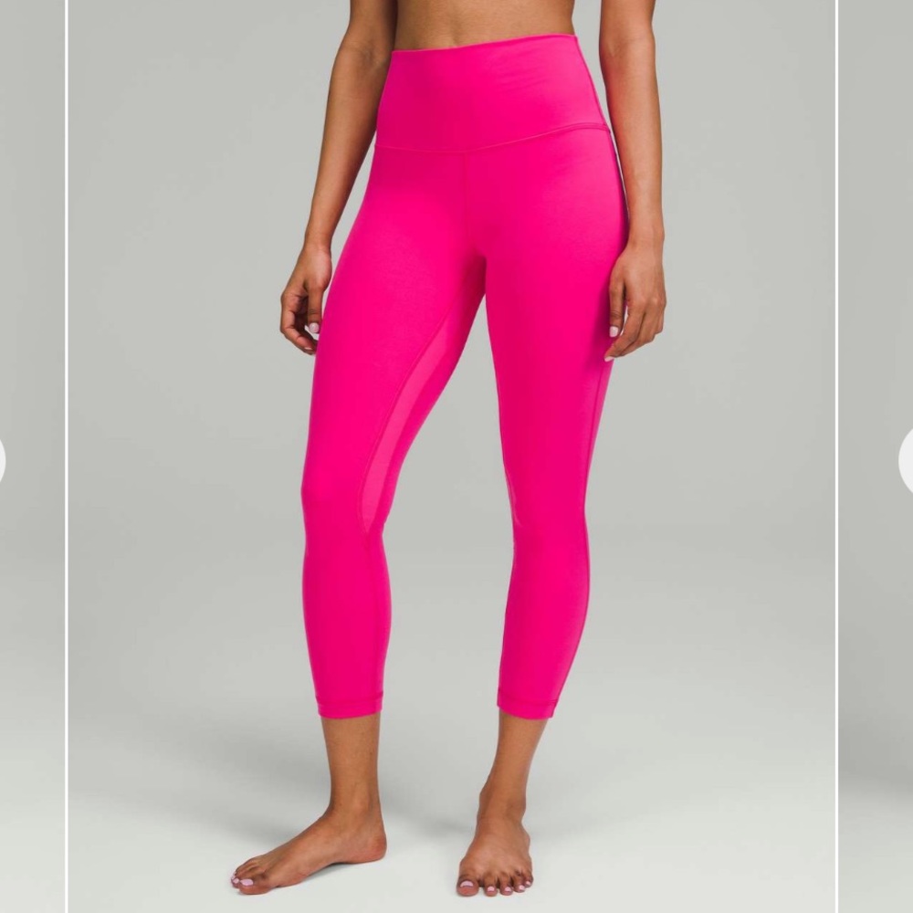 Lululemon Align 23” crop Sonic pink LIKE NEW NEVER WORN size 2